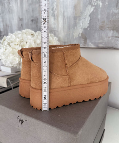 Lévoro™ Chestnut Winter Platform Boots