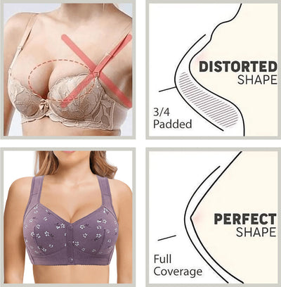 Seraphine™ Front Button Comfort Bra