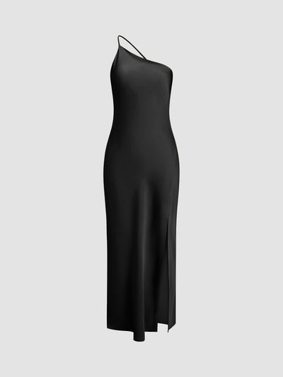 MARVIANI™ Moonlight Open-Back Satin Dress