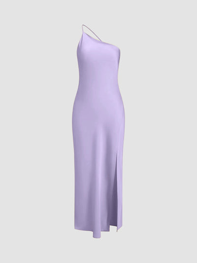 MARVIANI™ Moonlight Open-Back Satin Dress