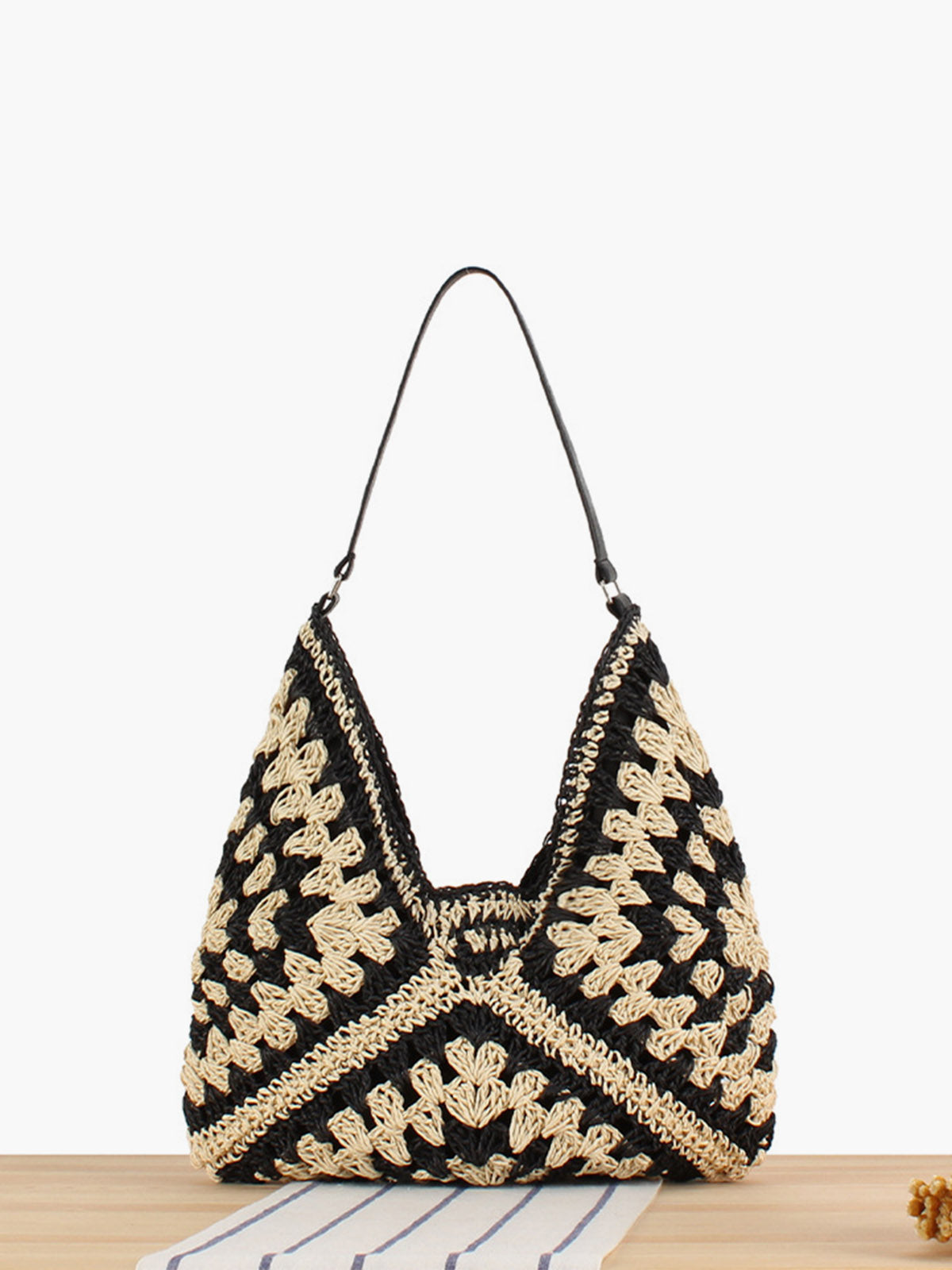 MARVIANI™ Vintage Crochet Macrame Shoulder Bag