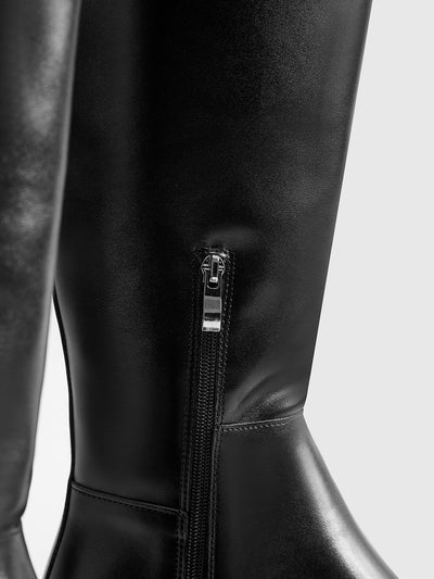 Verdini™ Rounded Toe Knee-High Boots