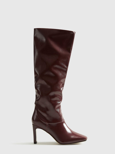 Novarra™ Square Toe High-Heel Knee-High Boots