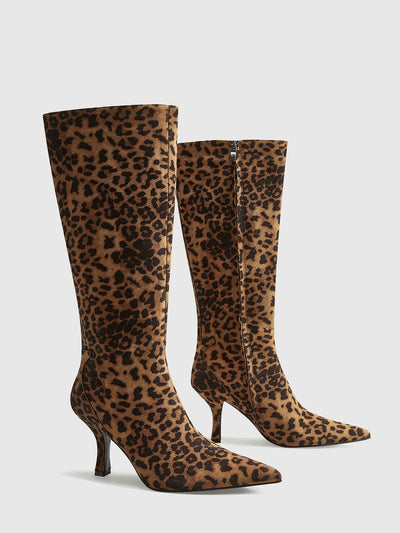 Arvéne™ Leopard Knee-High Boots