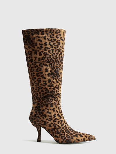 Arvéne™ Leopard Knee-High Boots