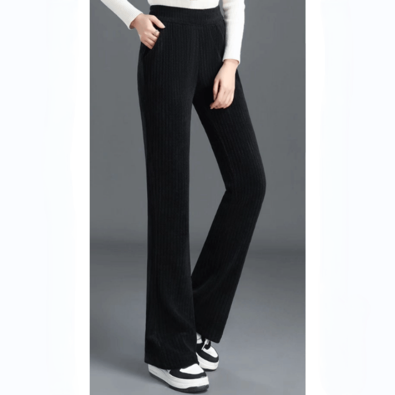 Alina™ Wide-Leg Fleece-Lined Stretch Pants