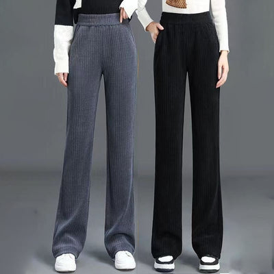 Alina™ Wide-Leg Fleece-Lined Stretch Pants