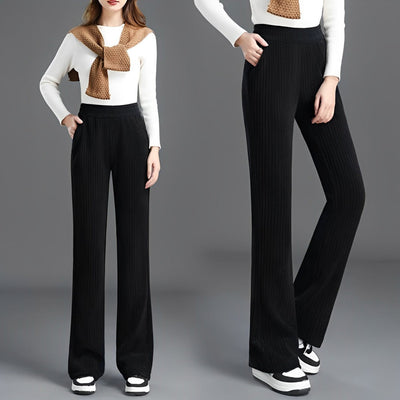 Alina™ Wide-Leg Fleece-Lined Stretch Pants