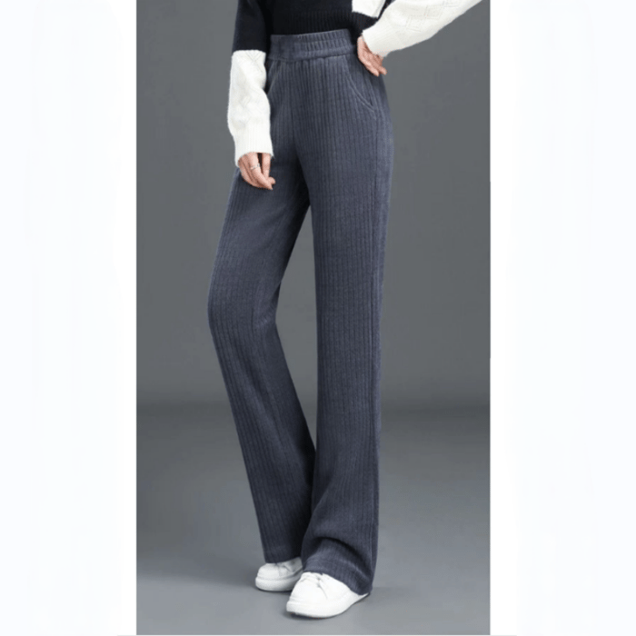 Alina™ Wide-Leg Fleece-Lined Stretch Pants