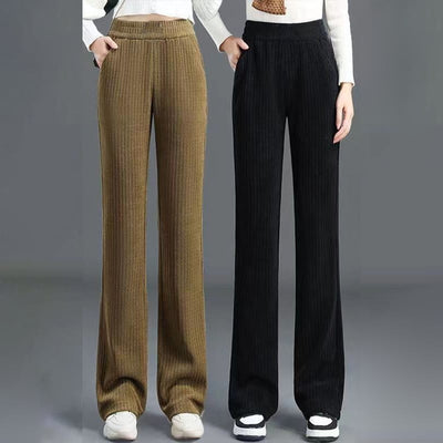 Alina™ Wide-Leg Fleece-Lined Stretch Pants