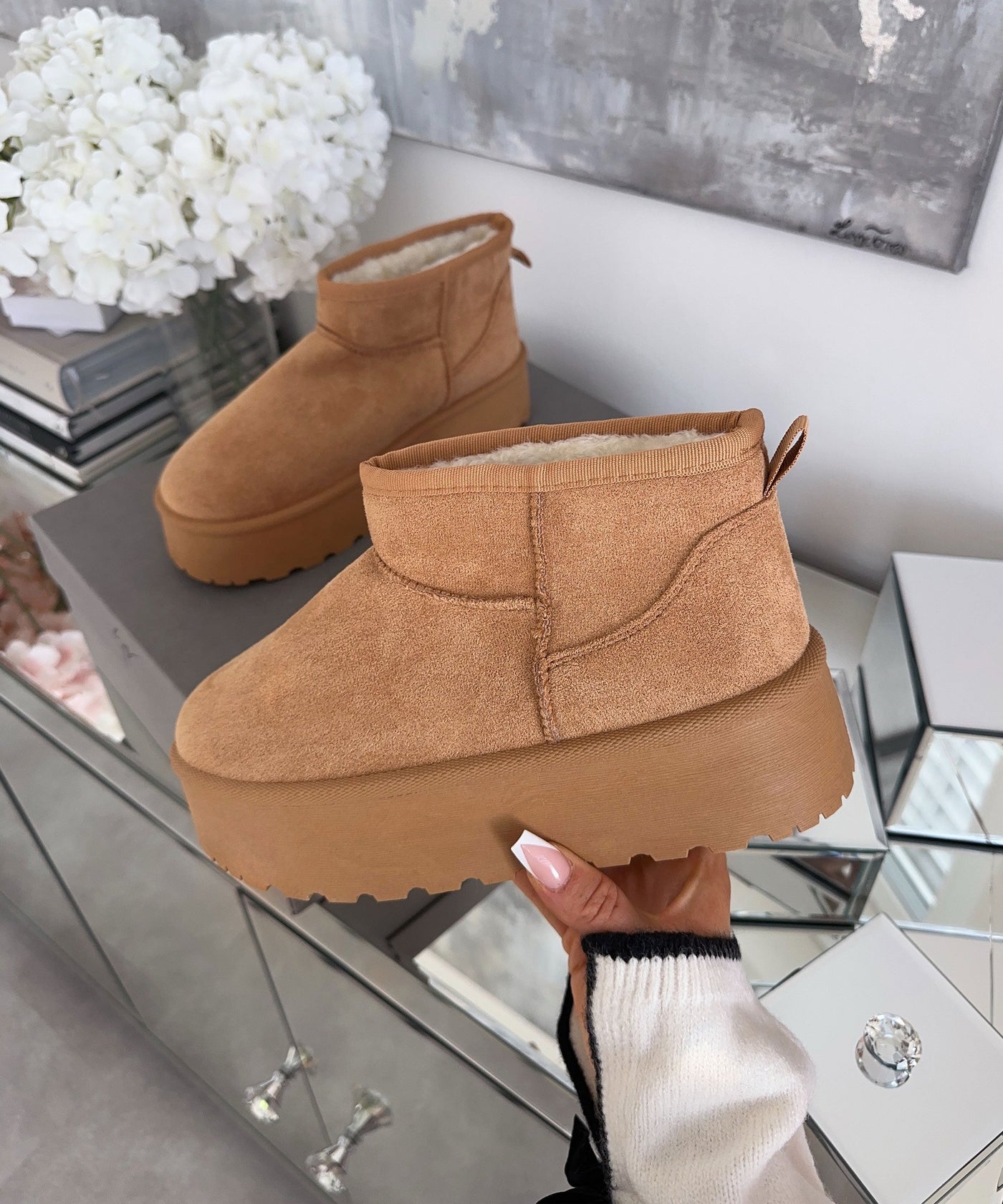 Lévoro™ Chestnut Winter Platform Boots