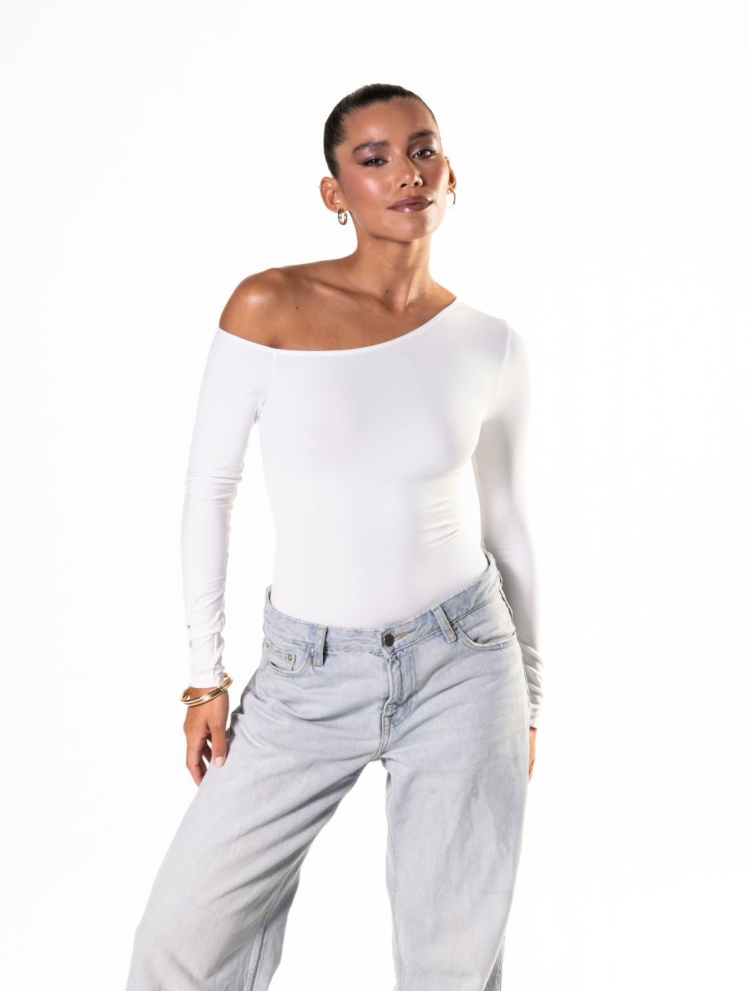 Sophia™ One-Shoulder Sculpt Bodysuit