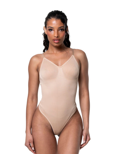 Marcelle™ Low Back Sculpting Thong Bodysuit