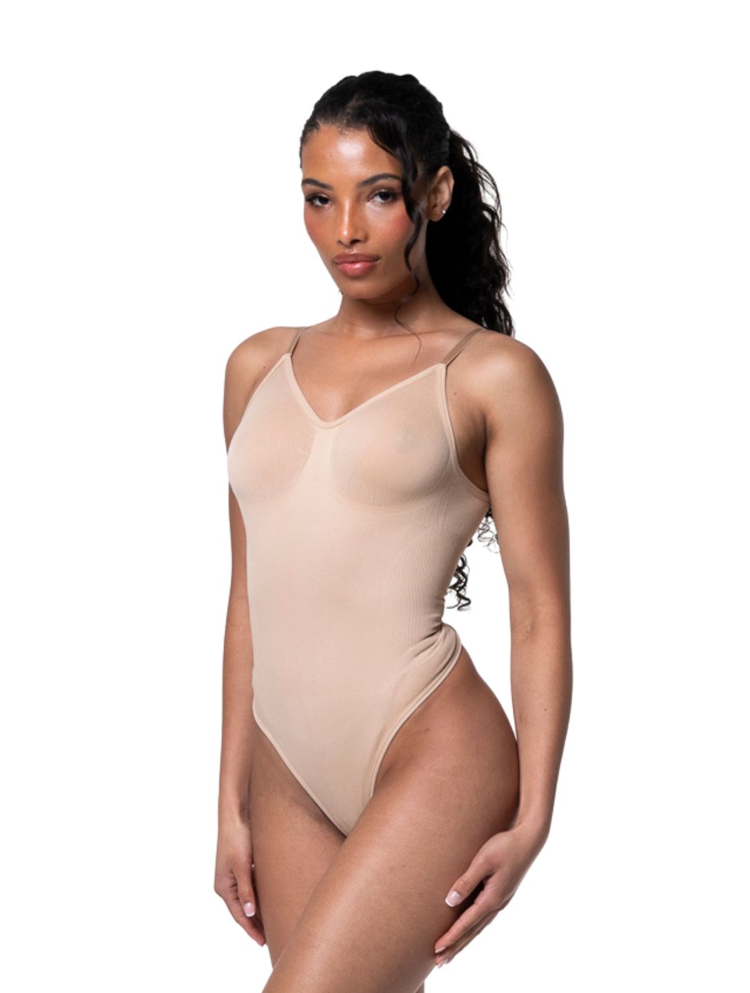 Marcelle™ Low Back Sculpting Thong Bodysuit