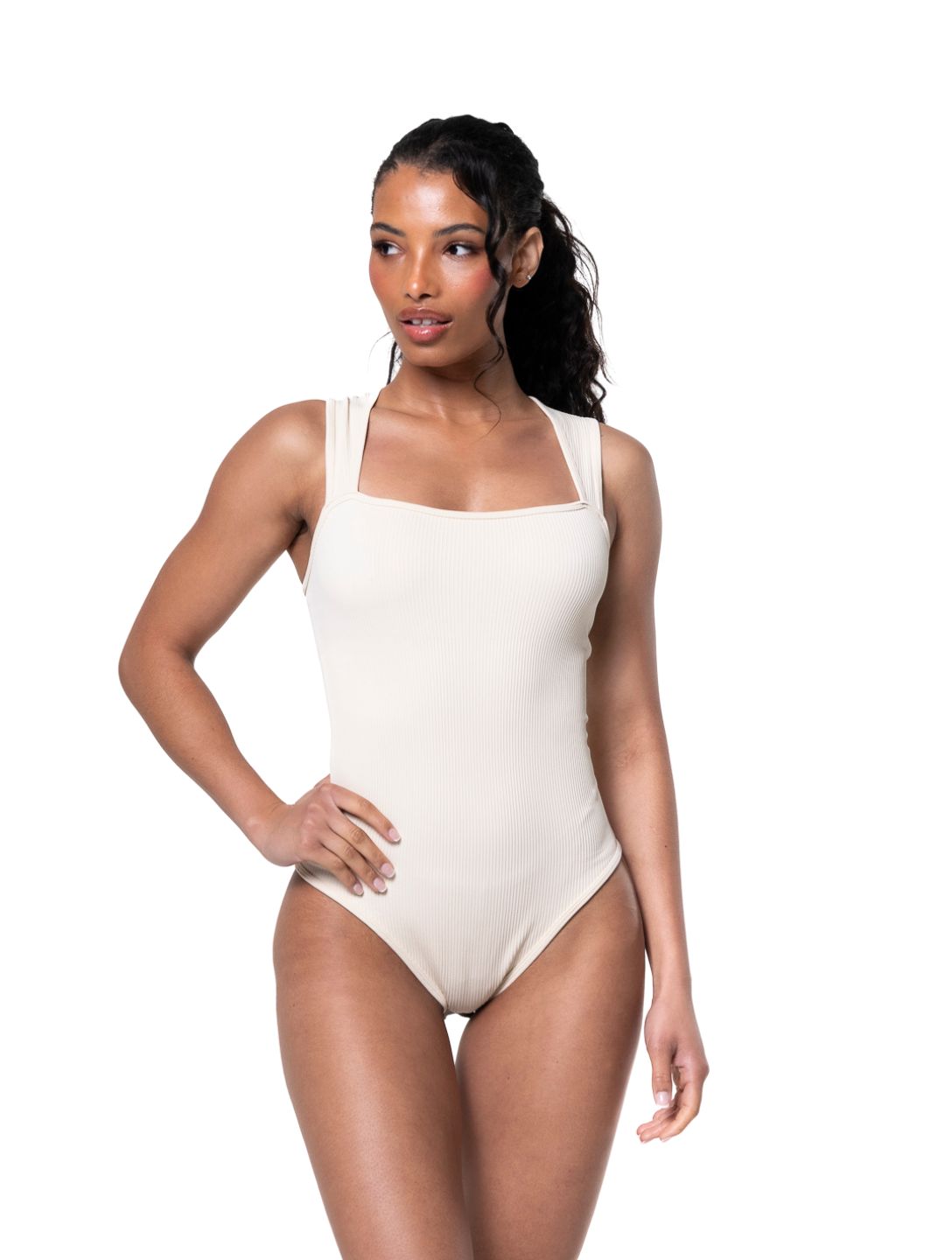 Élodie™ Ribbed Shapewear Bodysuit