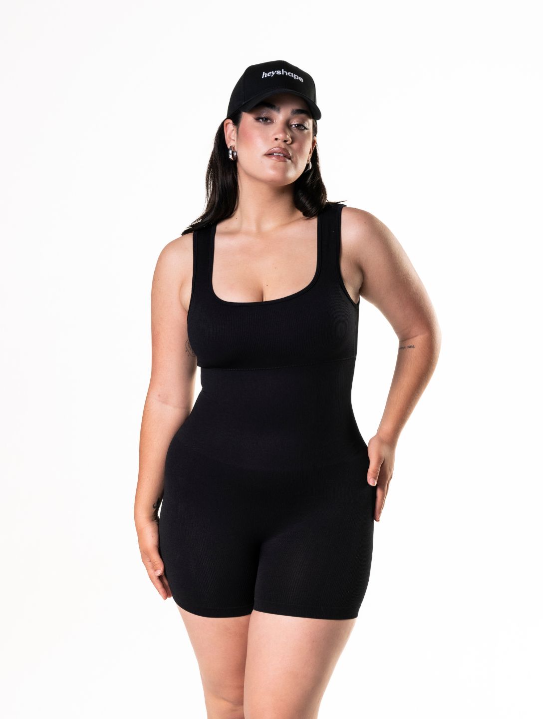 Lunetta™ Square Neck Shapewear Jumpsuit