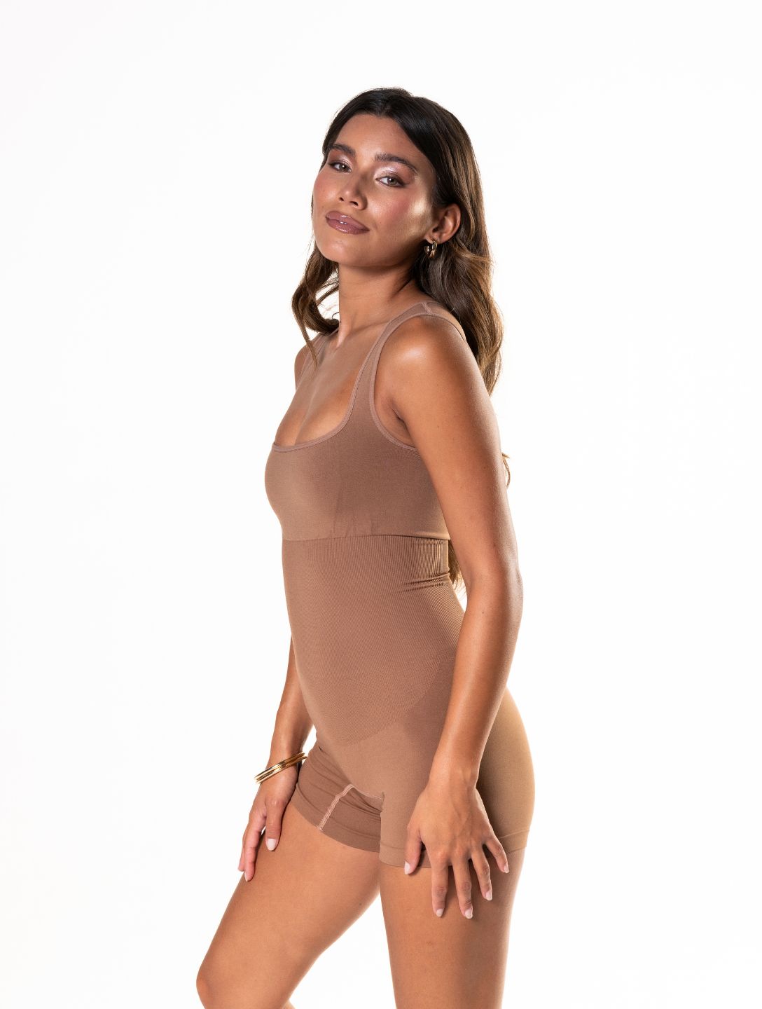 Lunetta™ Square Neck Shapewear Jumpsuit