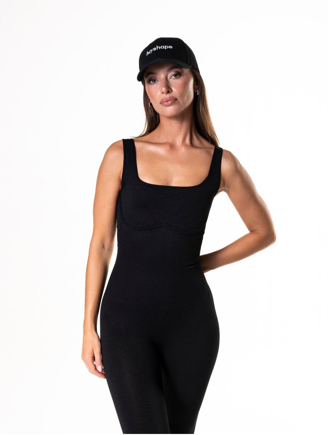 Velliné™ Square Neck U-Back Flared Jumpsuit