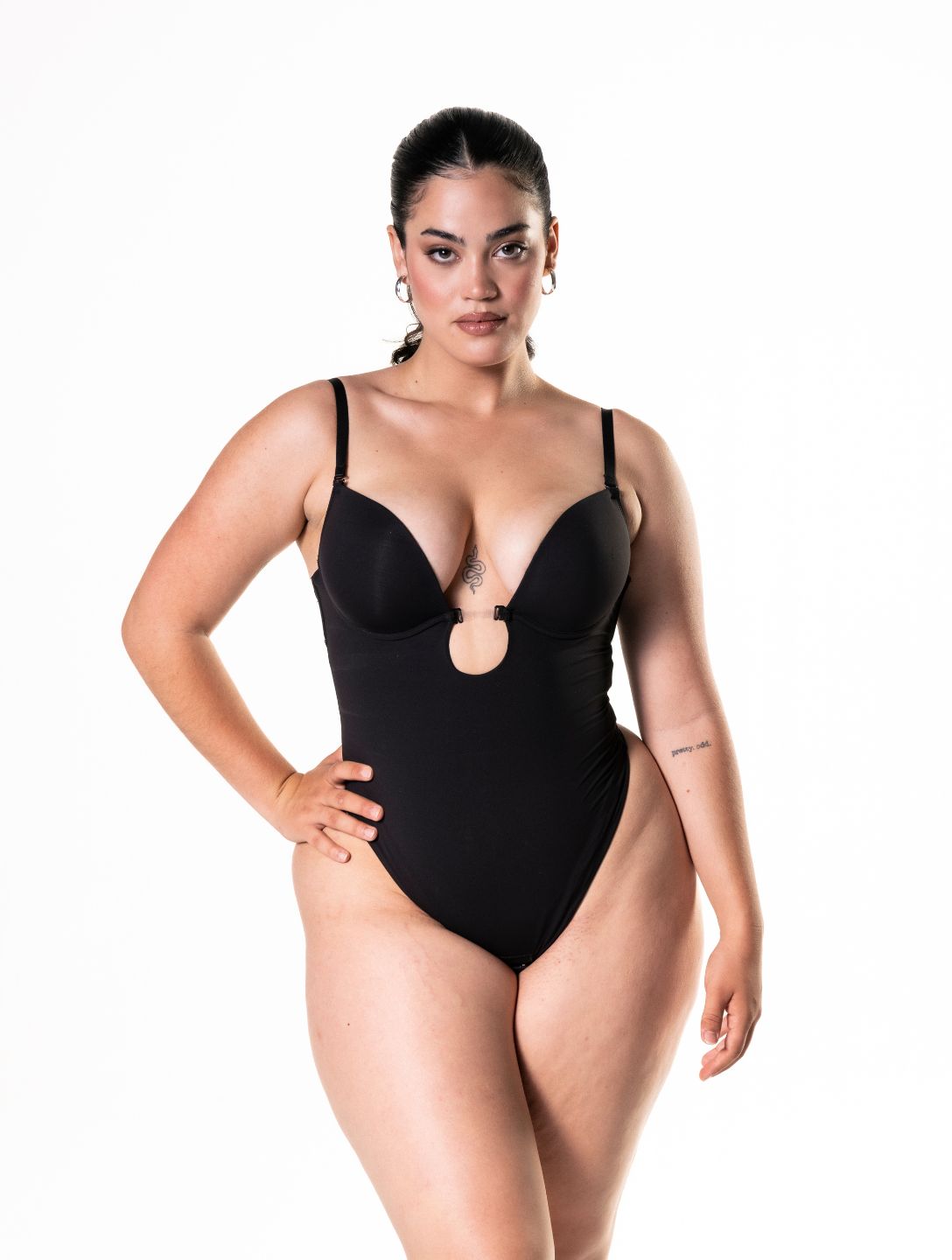 Élysée™ Plunge Shapewear Thong Bodysuit