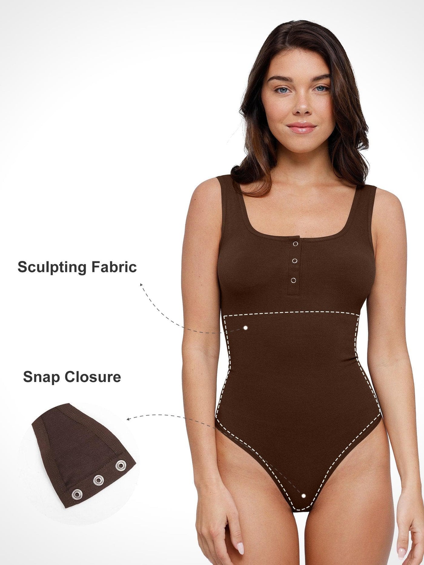 Élissia™ Modal Smoothing Thong Bodysuit