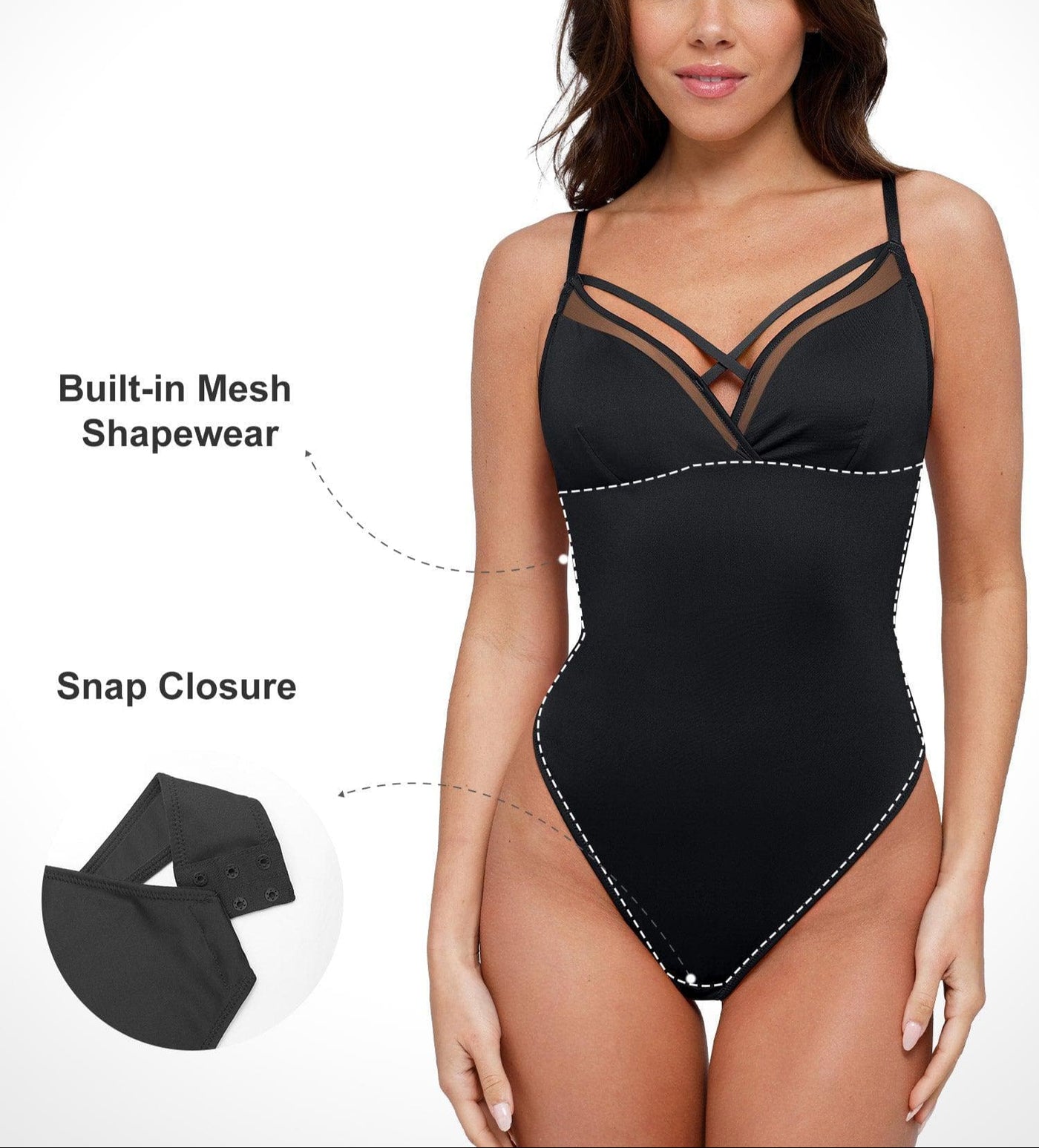 Amara™ Sheer Sculpt Bodysuit